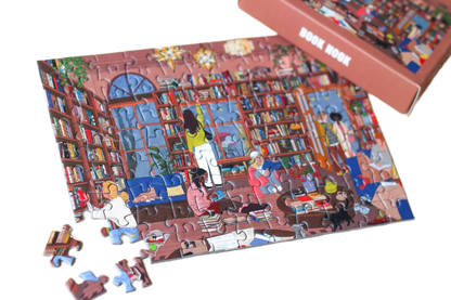 Mini Puzzle Book Nook - Só Verde