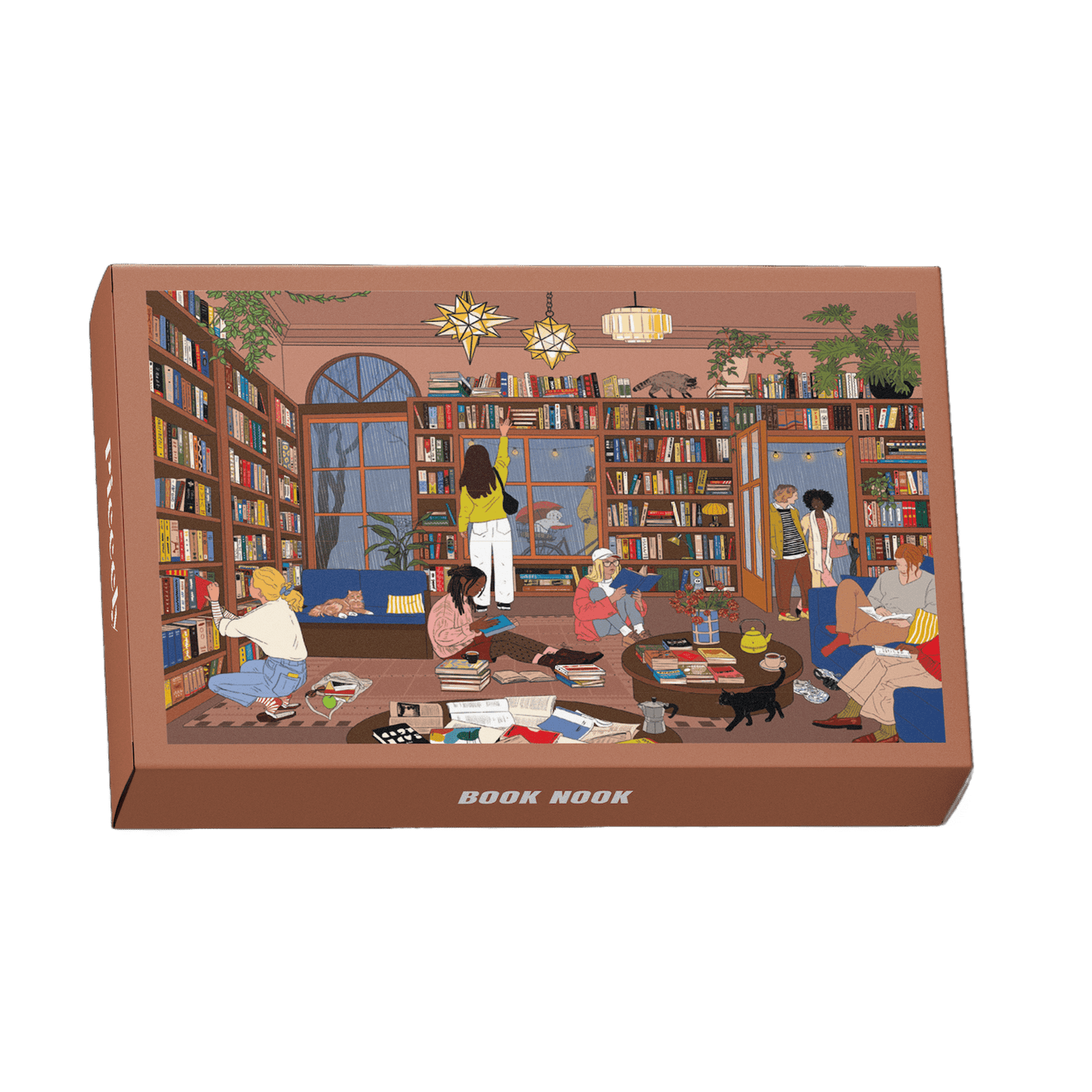 Mini Puzzle Book Nook - Só Verde