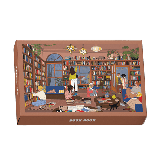 Mini Puzzle Book Nook - Só Verde