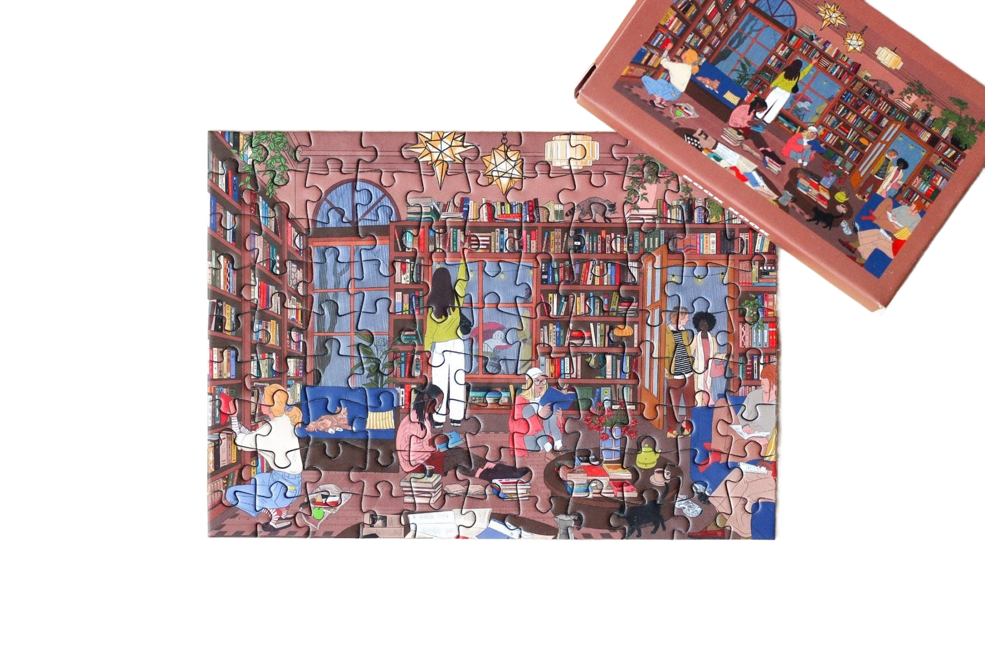Mini Puzzle Book Nook - Só Verde