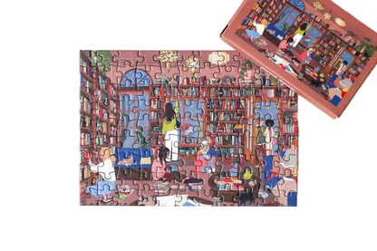 Mini Puzzle Book Nook - Só Verde