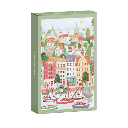 Mini Puzzle Copenhagen - Só Verde