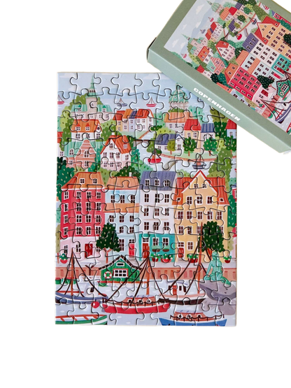 Mini Puzzle Copenhagen - Só Verde