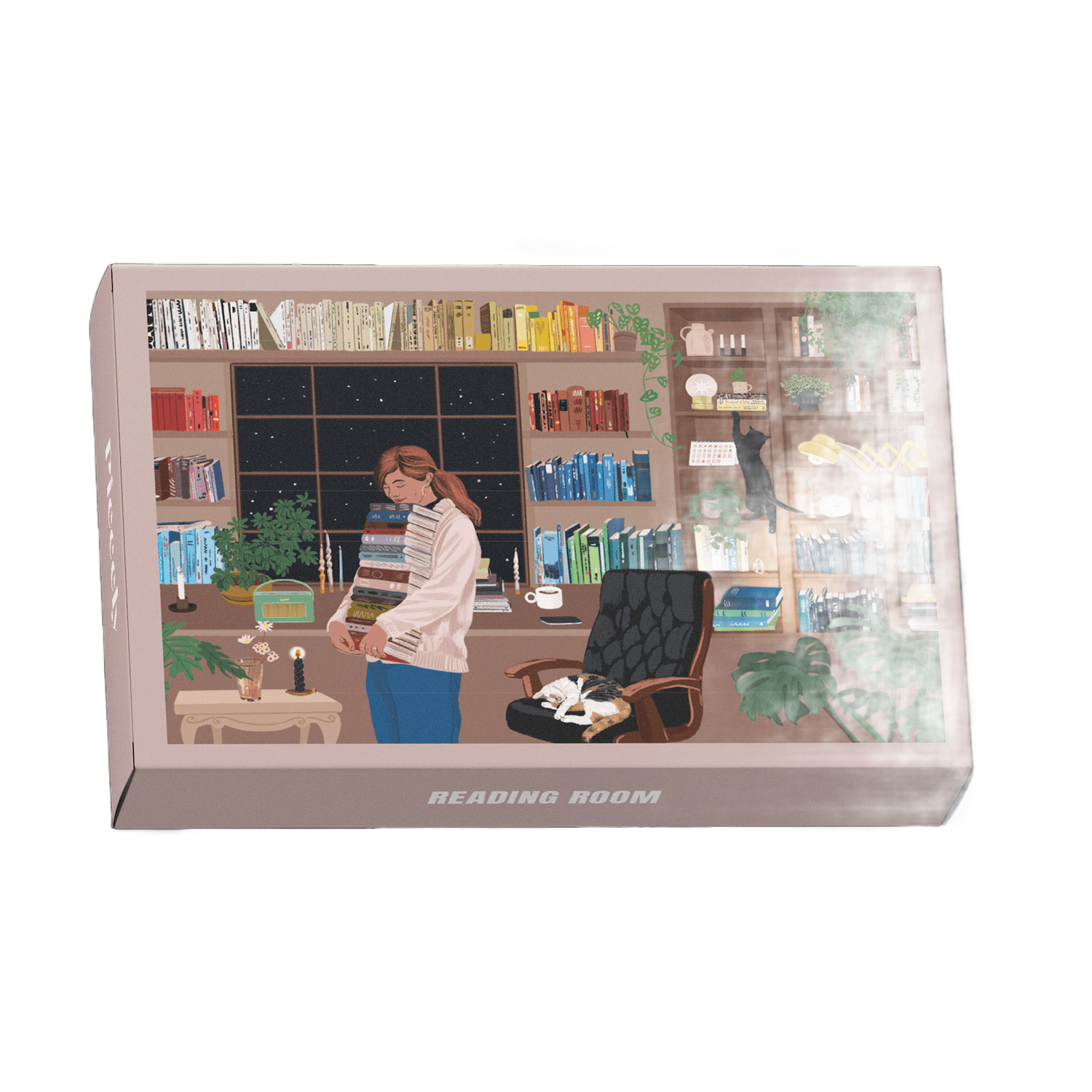 Mini Puzzle Reading Room - Só Verde