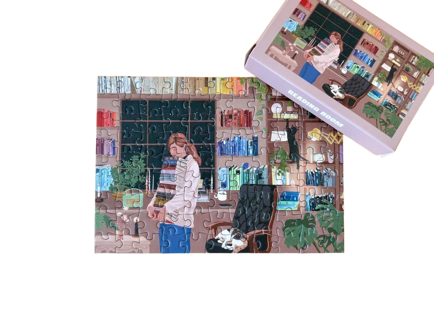 Mini Puzzle Reading Room - Só Verde