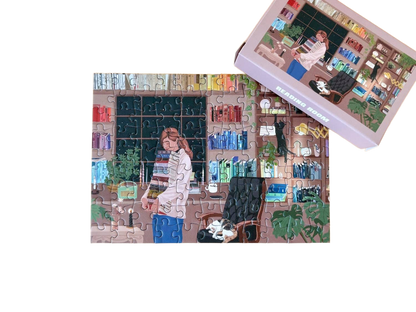 Mini Puzzle Reading Room - Só Verde