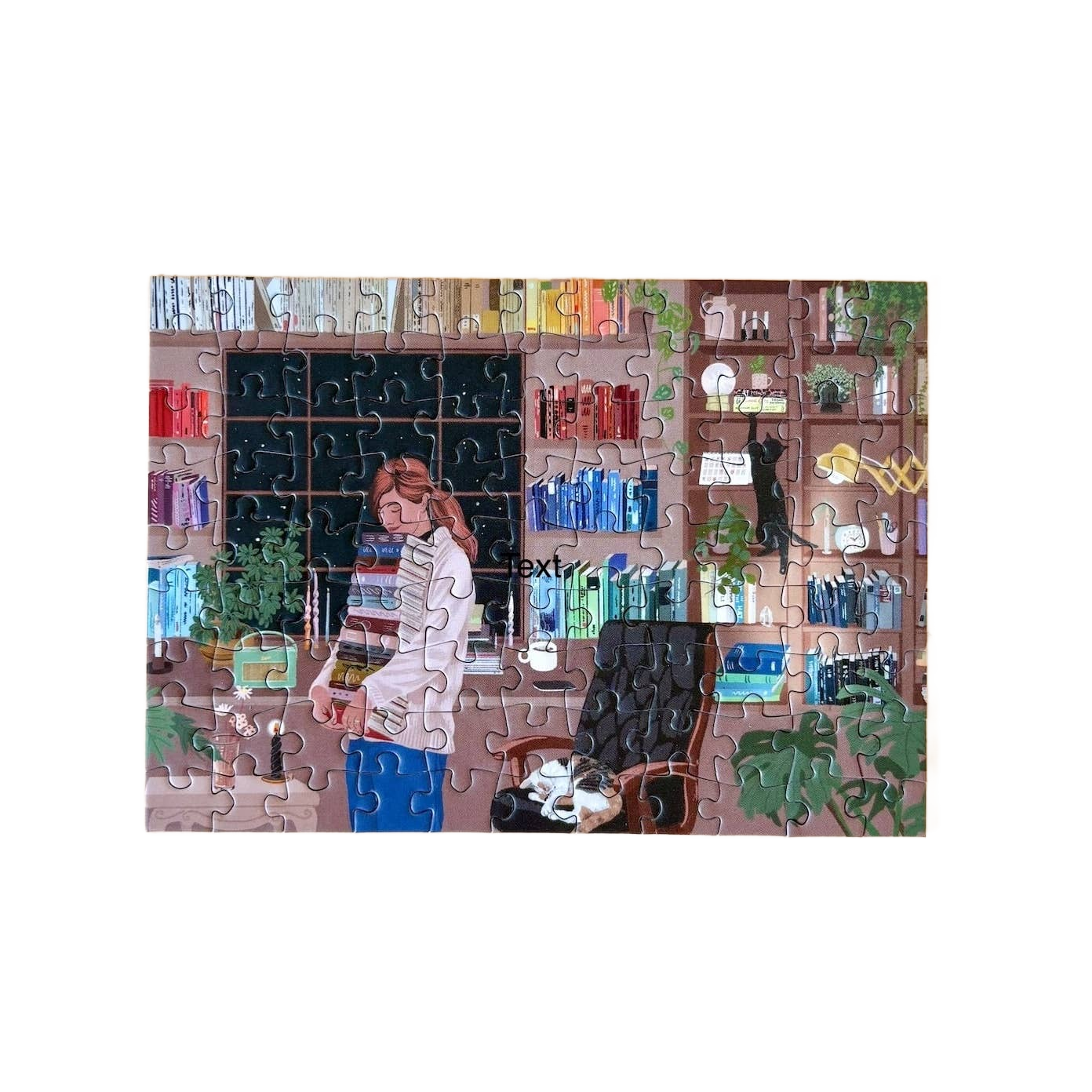 Mini Puzzle Reading Room - Só Verde