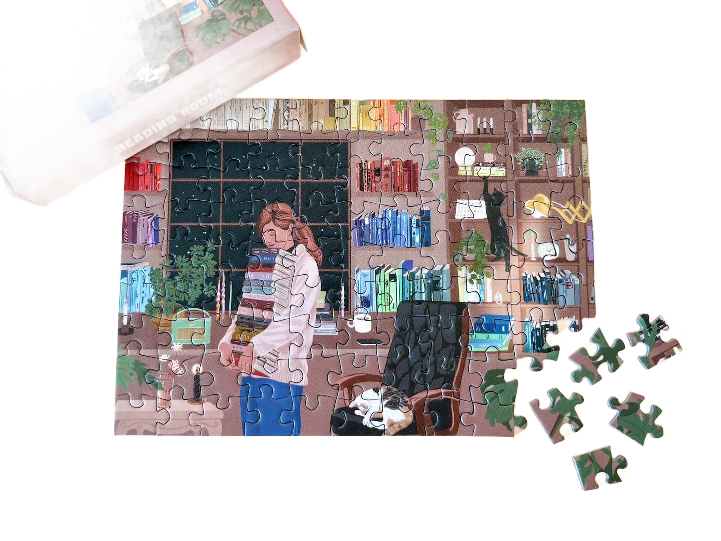 Mini Puzzle Reading Room - Só Verde