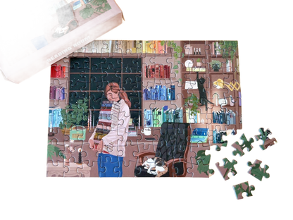 Mini Puzzle Reading Room - Só Verde