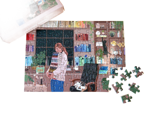 Mini Puzzle Reading Room - Só Verde