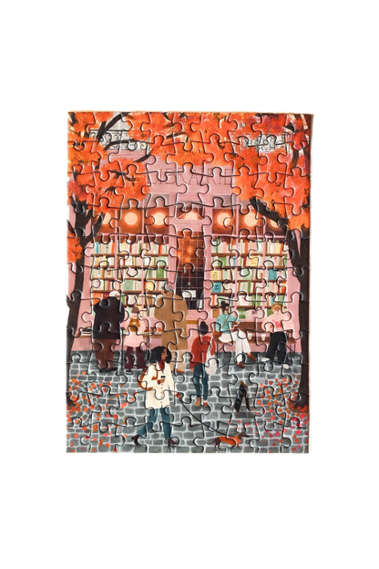 Mini Puzzle the Bookstore - Só Verde
