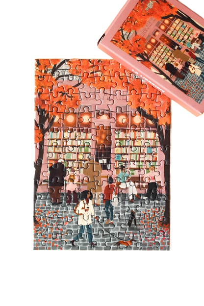 Mini Puzzle the Bookstore - Só Verde