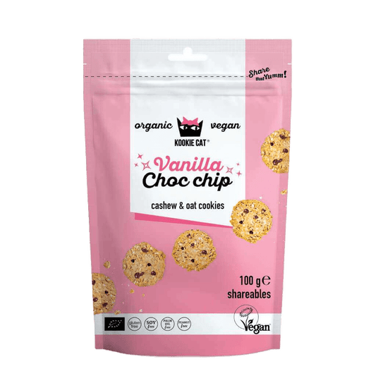Mini Vanilla Chocolate Chip Cookies - Só Verde