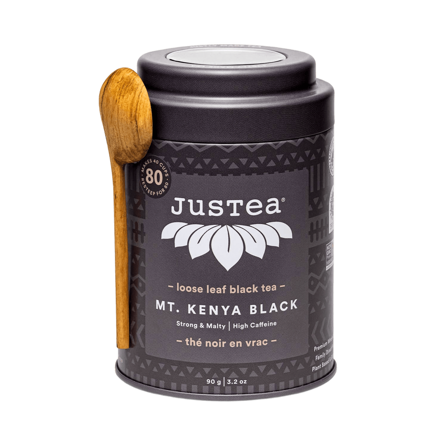 Mt. Kenya Black Tea Gift Tin with Spoon - Só Verde