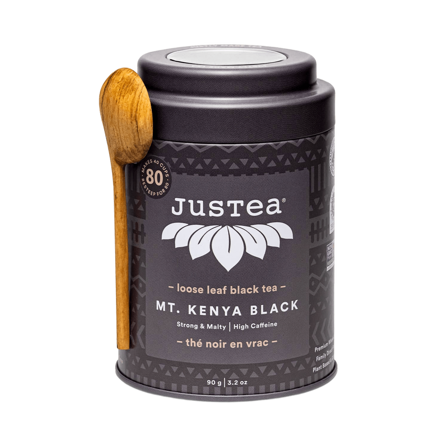 Mt. Kenya Black Tea Gift Tin with Spoon - Só Verde