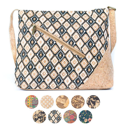 Natural Cork Women’s Crossbody Bag BAG-2339 - Só Verde
