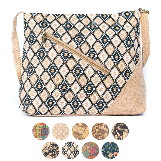 Natural Cork Women’s Crossbody Bag BAG-2339 - Só Verde