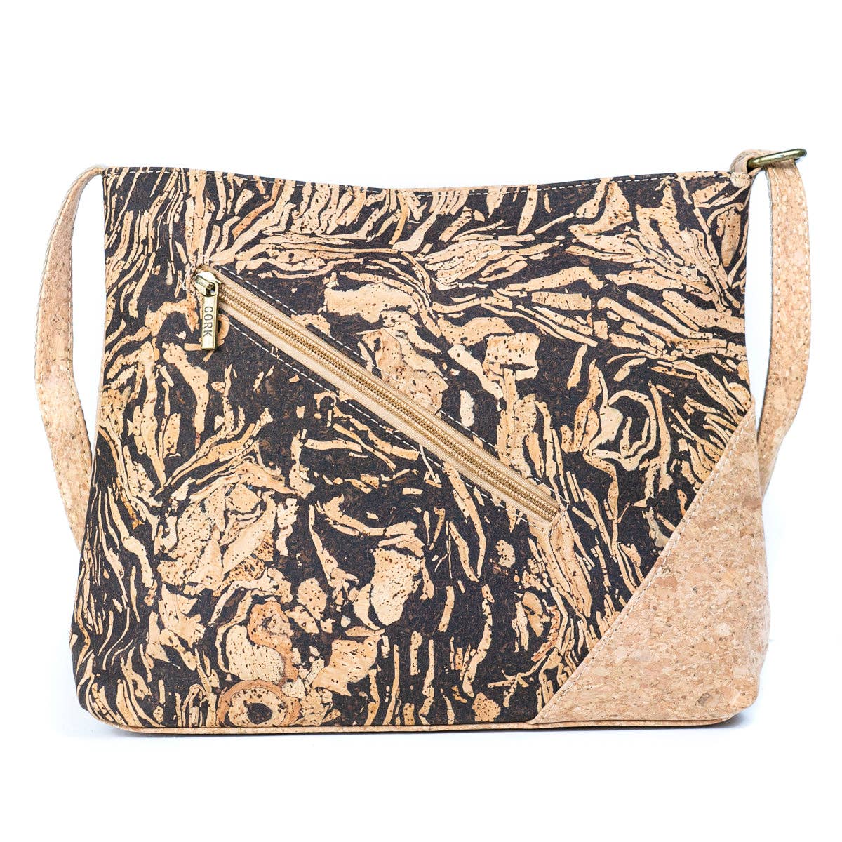 Natural Cork Women’s Crossbody Bag BAG-2339 - Só Verde