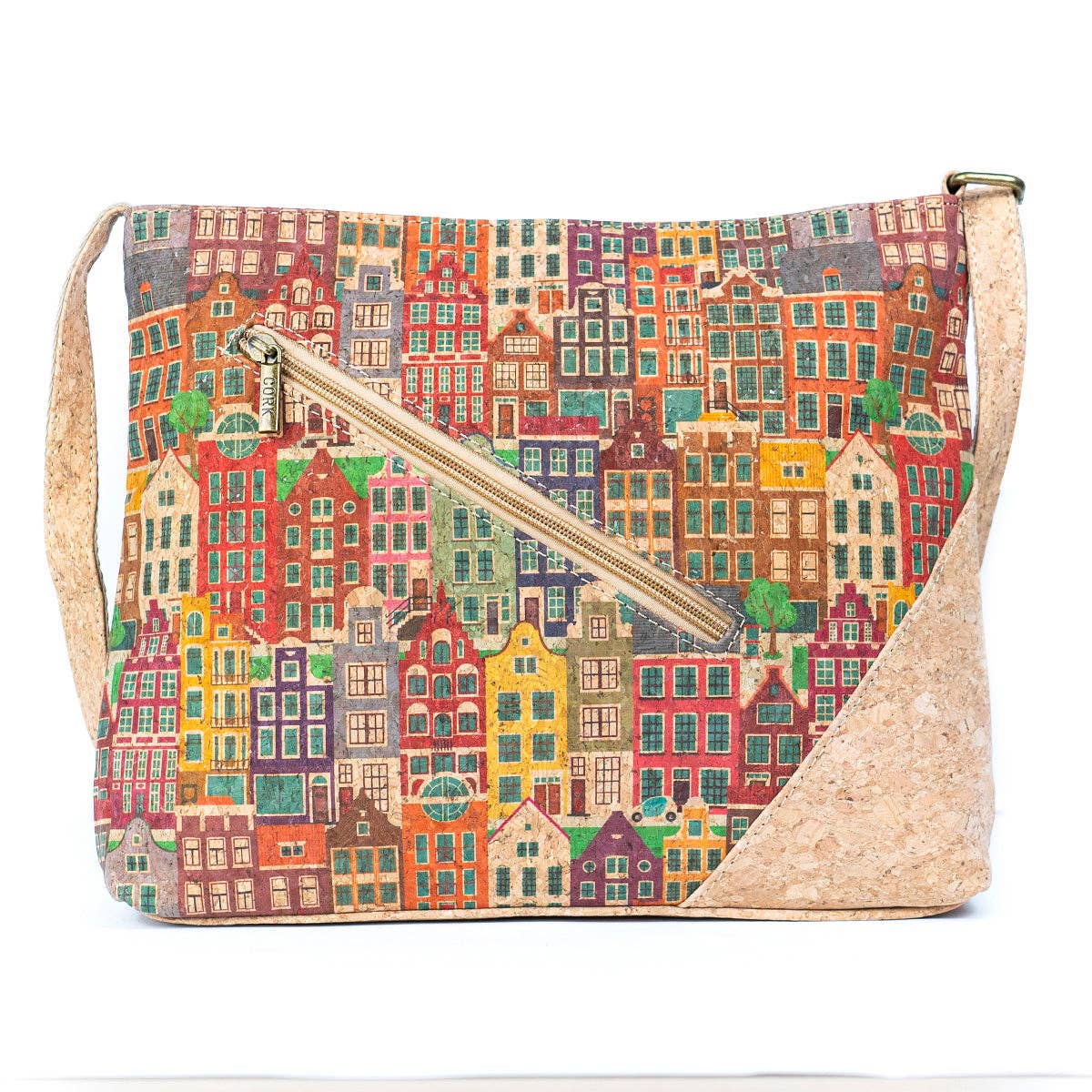 Natural Cork Women’s Crossbody Bag BAG-2339 - Só Verde