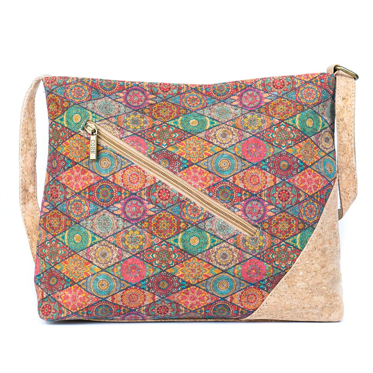 Natural Cork Women’s Crossbody Bag BAG-2339 - Só Verde
