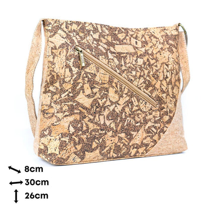 Natural Cork Women’s Crossbody Bag BAG-2339 - Só Verde