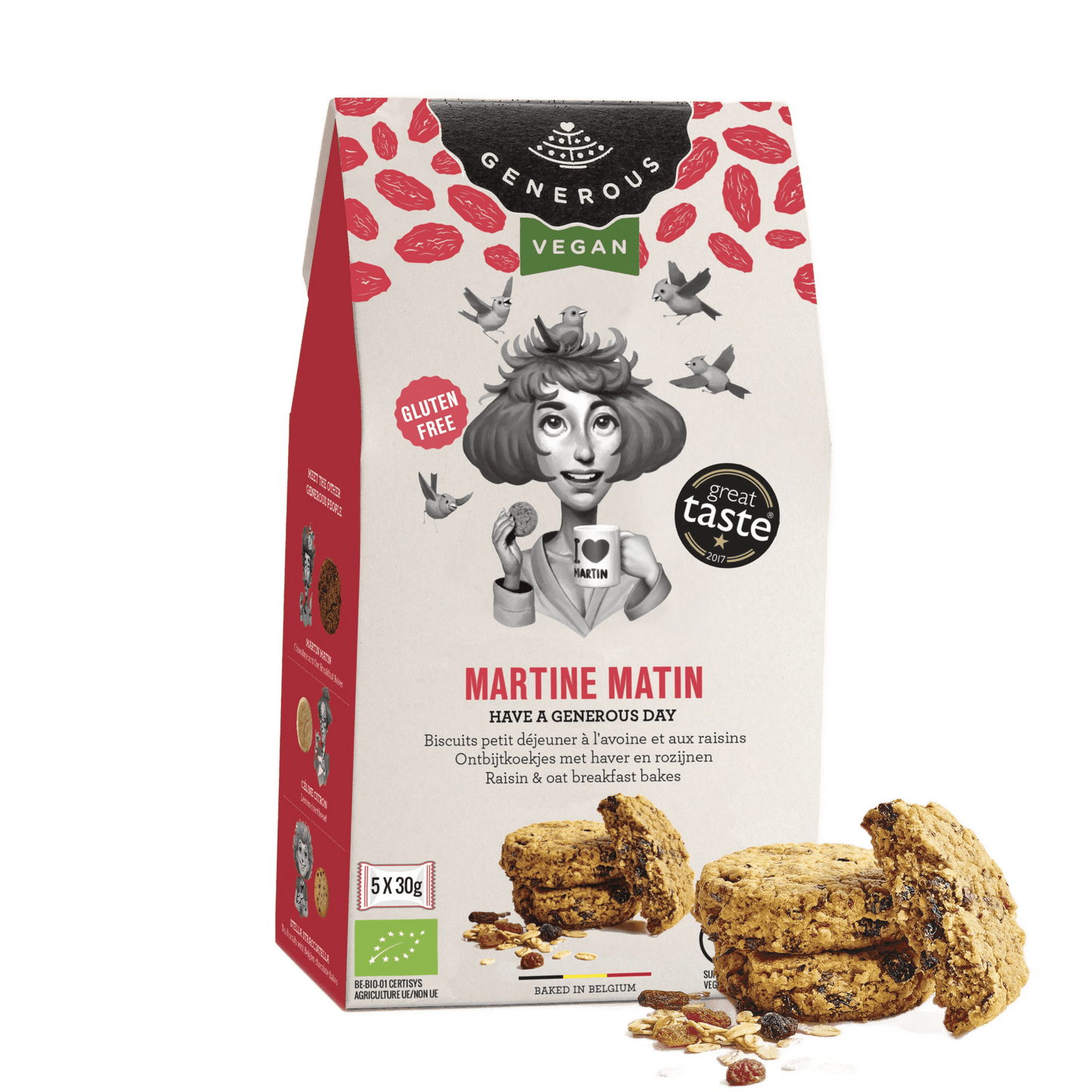 Oat & Raisin Cookies - Só Verde
