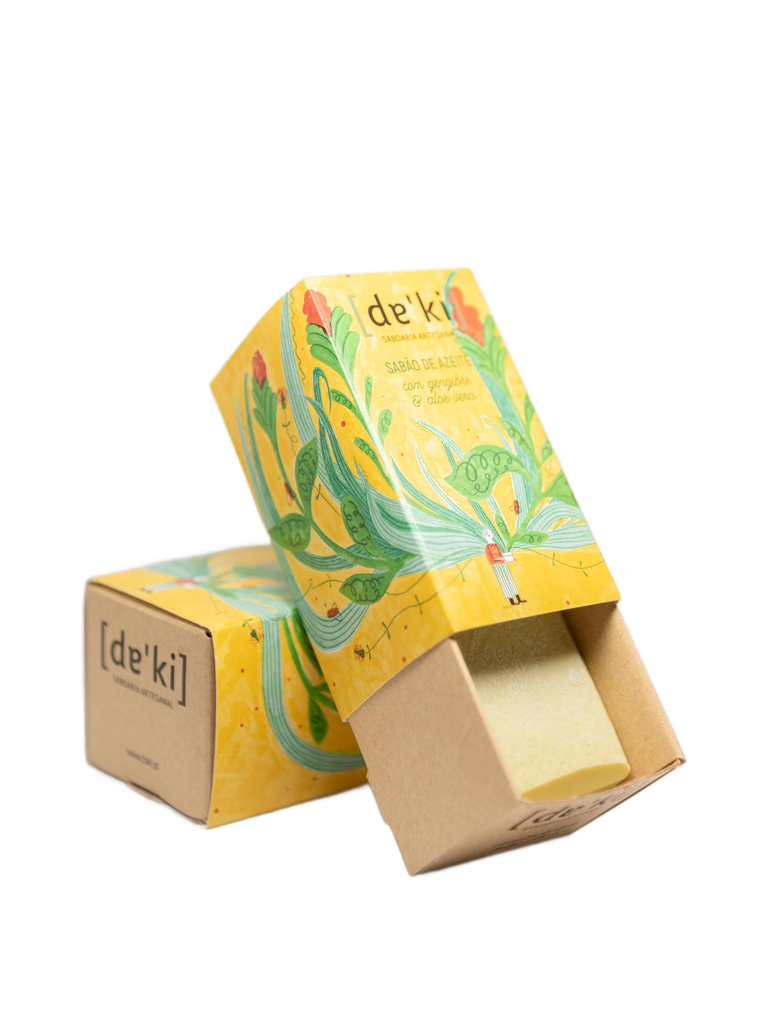Olive Oil Soap With Ginger And Aloe Vera - Só Verde