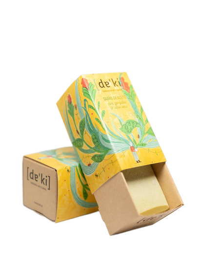 Olive Oil Soap With Ginger And Aloe Vera - Só Verde