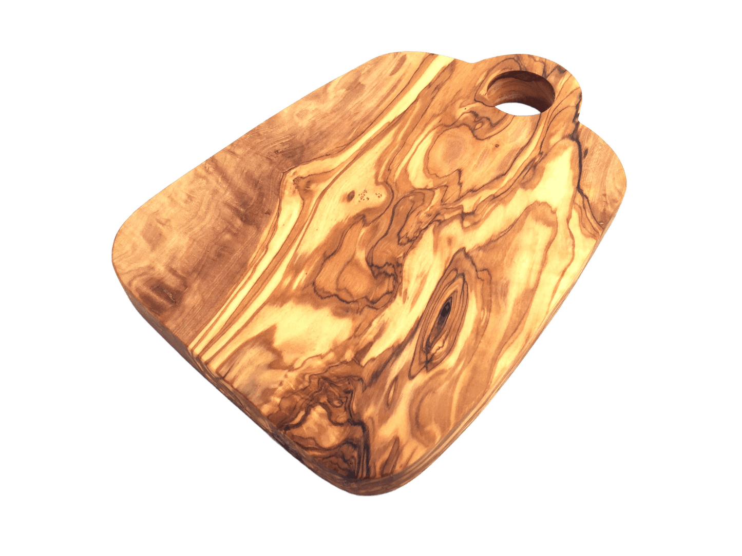 Olive wood cutting board with hole - Só Verde