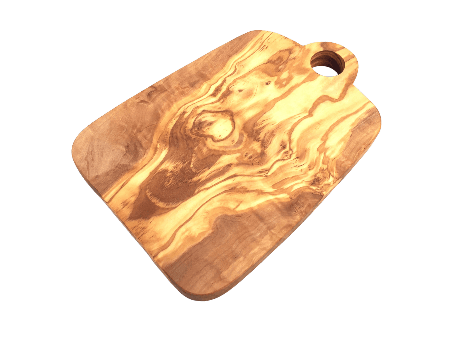 Olive wood cutting board with hole - Só Verde