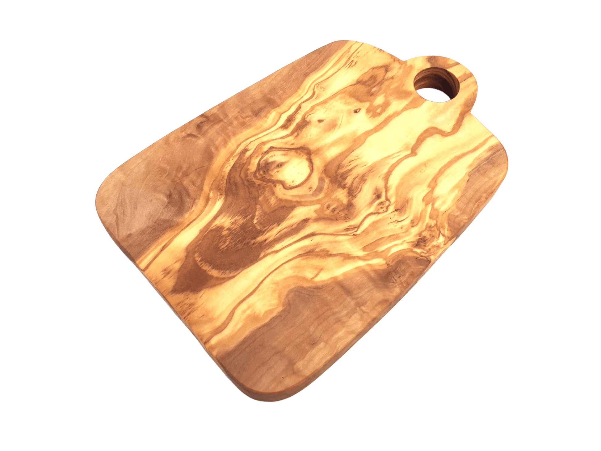 Olive wood cutting board with hole - Só Verde