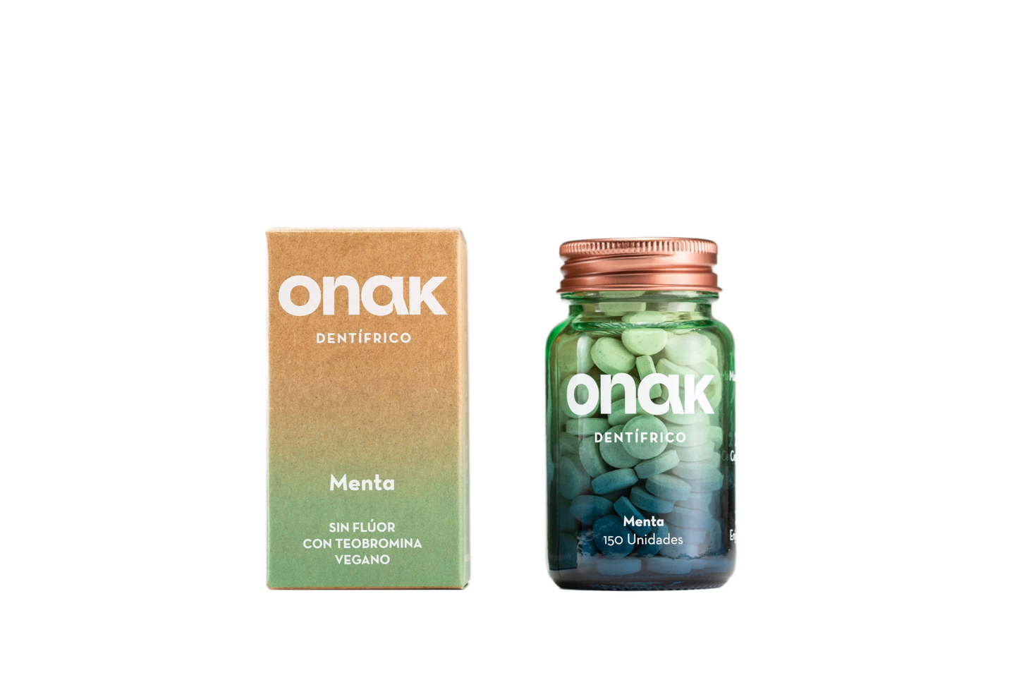 ONAK TOOTHPASTE TABLETS WITHOUT MICROPLASTICS - Só Verde
