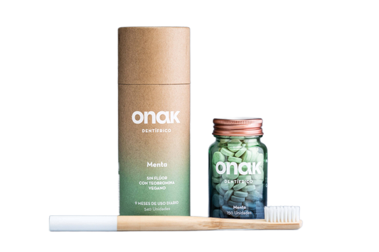 ONAK TOOTHPASTE TABLETS WITHOUT MICROPLASTICS - Só Verde