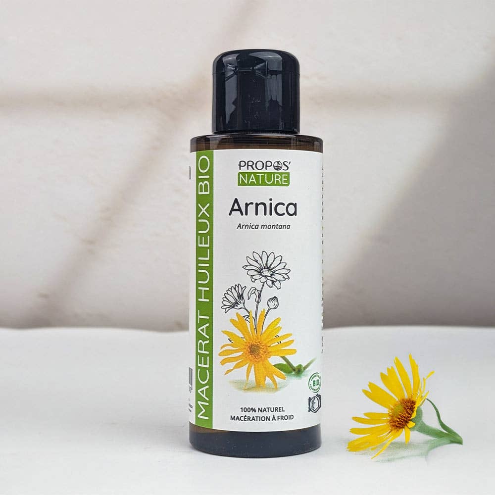 Organic Arnica Macerate 50ml, 100ml - Só Verde