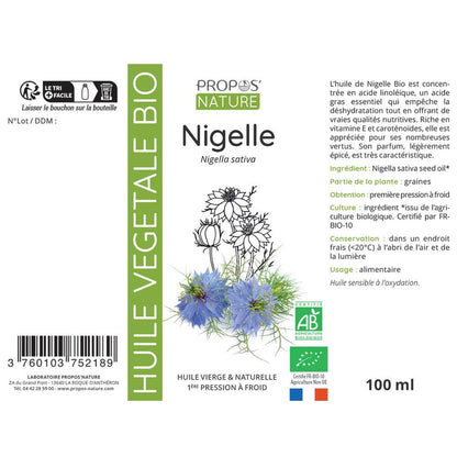 Organic Black Seed Oil - 50ml, 100ml - Só Verde