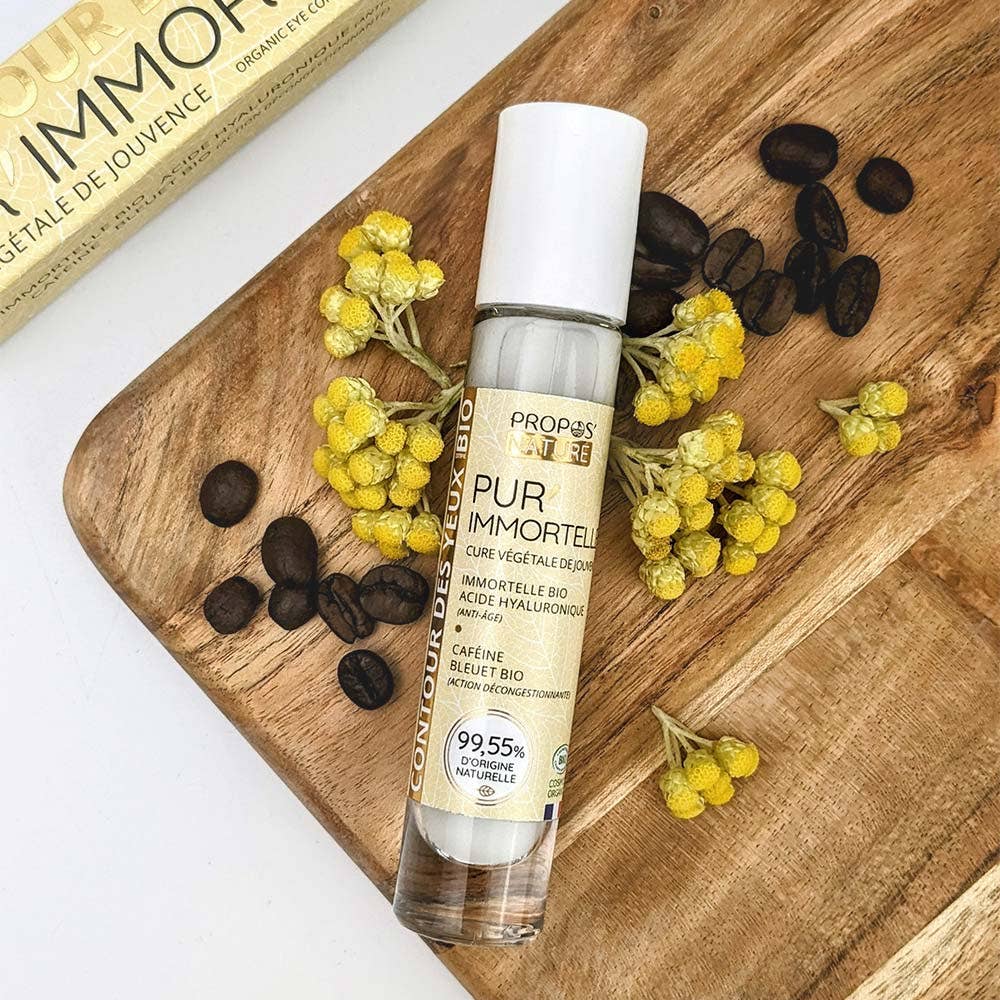 Organic Eye Contour Pur'immortelle - Puffiness & Dark Circles - 15ml - Só Verde
