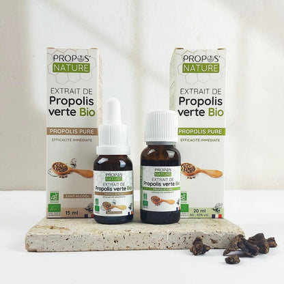 Organic Green Propolis Extract - Alcohol-Free - 15ml - Só Verde