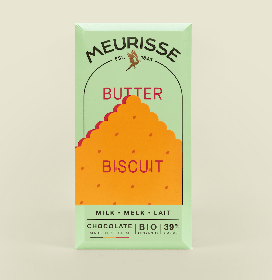 Organic Milk Chocolate with Butter Biscuit - Só Verde