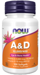 Vitamina A e D 10.000/400 UI Softgels