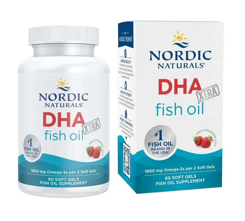 DHA Xtra, 1660mg Strawberry, 60 softgels