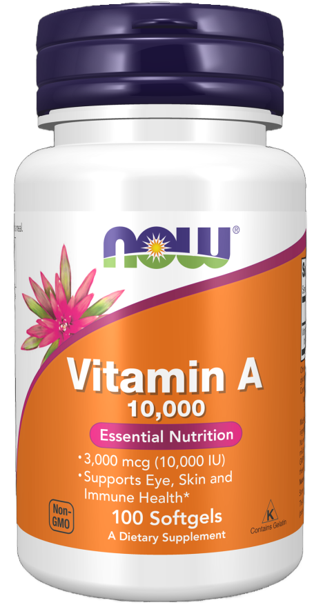 Vitamina A 10.000 Cápsulas Gelatinosas