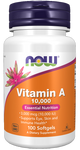 Vitamina A 10.000 Cápsulas Gelatinosas