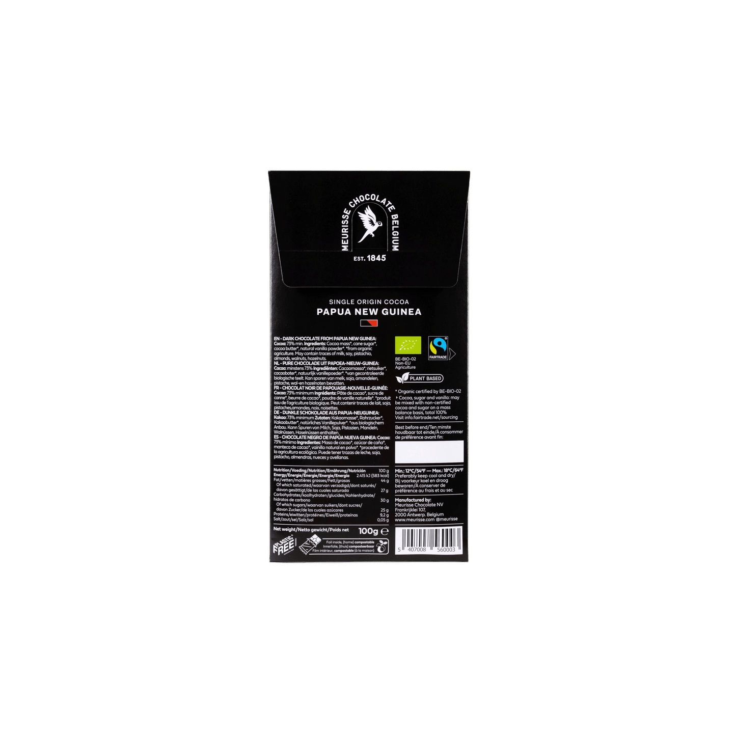 Papua New Guinea Dark Chocolate Tablet - Só Verde