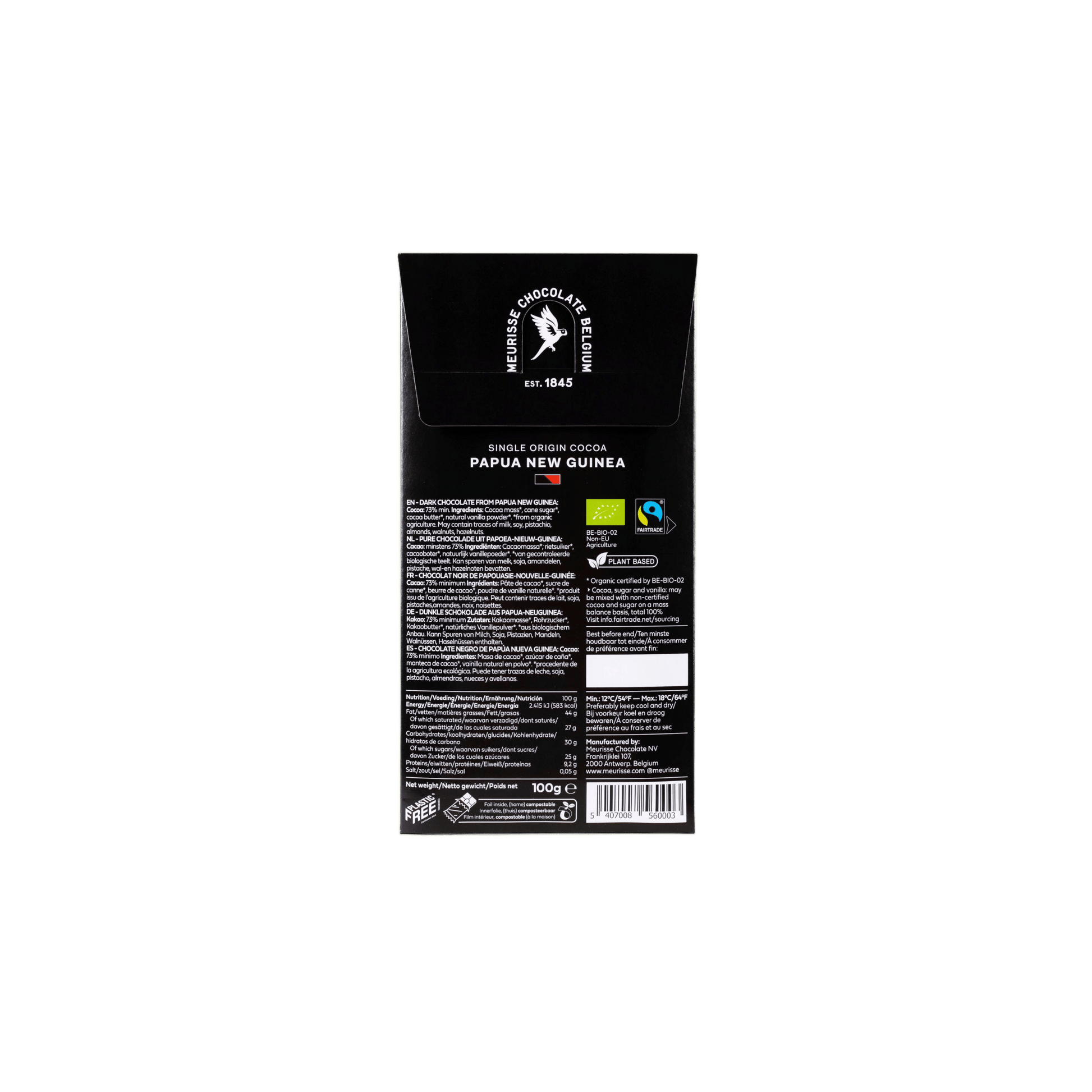 Papua New Guinea Dark Chocolate Tablet - Só Verde
