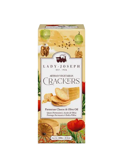 Parmesan and Olive Oil Crackers (Cheese snack) - Só Verde