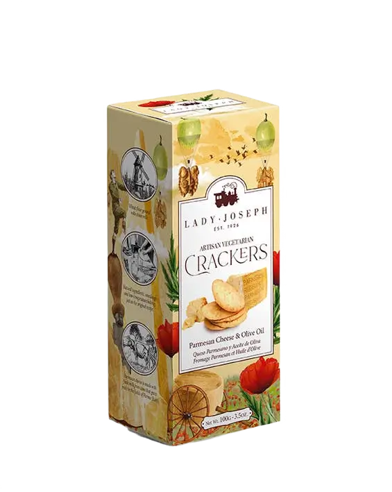 Parmesan and Olive Oil Crackers (Cheese snack) - Só Verde