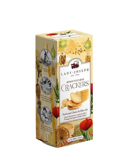 Parmesan and Olive Oil Crackers (Cheese snack) - Só Verde