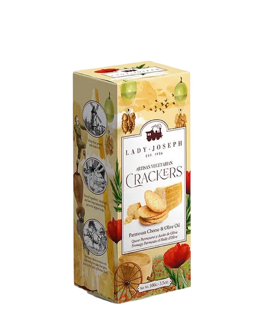 Parmesan and Olive Oil Crackers (Cheese snack) - Só Verde