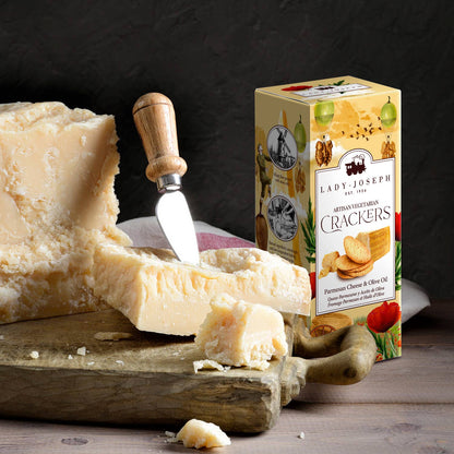 Parmesan and Olive Oil Crackers (Cheese snack) - Só Verde