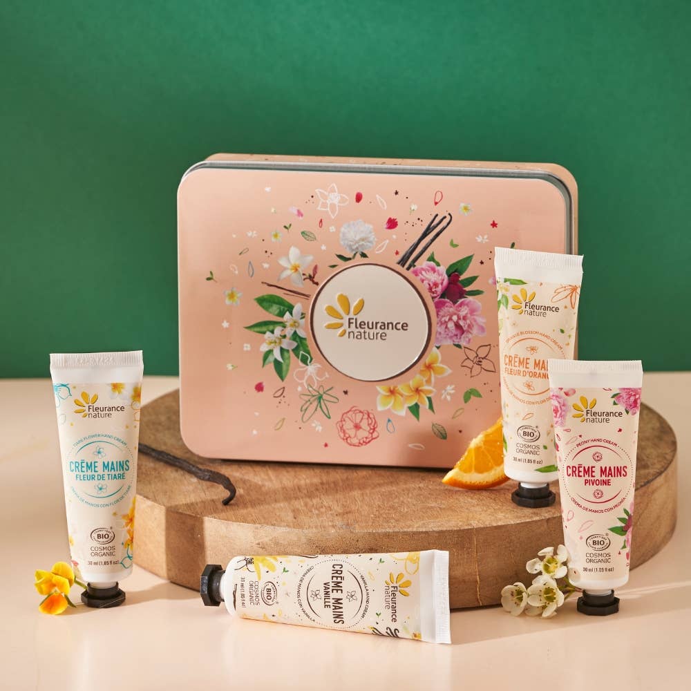 Peach Hand Set - Floral Escape - Só Verde
